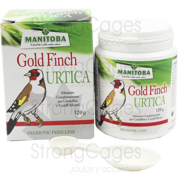 Manitoba Gold Finch Urtica 120 gr (Extracto de Ortiga con ginseng) Manitoba Gold Finch Urtica 120 gr (Extracto de Ortiga con ginseng)