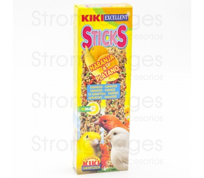kiki canario sabor naranja y platano