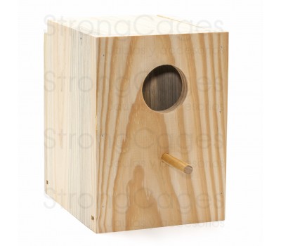 Nido de madera para Agaporni Vertical