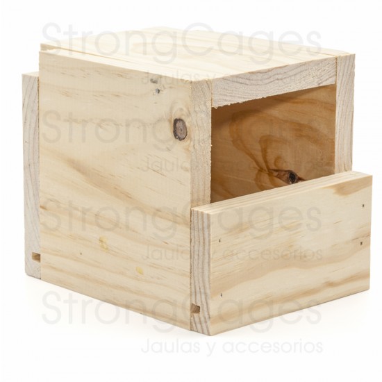 Nido de madera para Isabelitas Nido de madera para Isabelitas