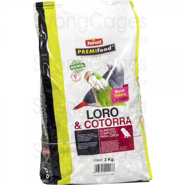 Premifood loros y cotorras 3 kg Premifood loros y cotorras 3 kg