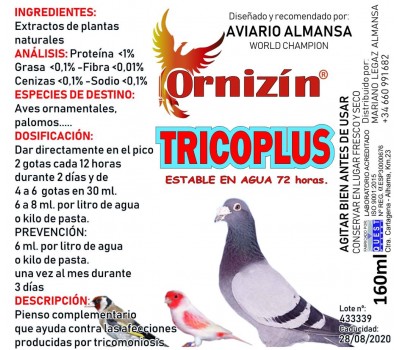 Ornizin tricoplus 160 ml
