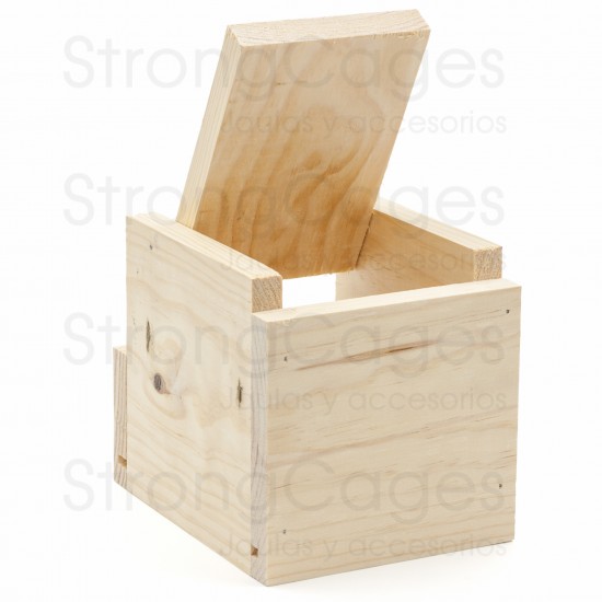Nido de madera para Isabelitas Nido de madera para Isabelitas
