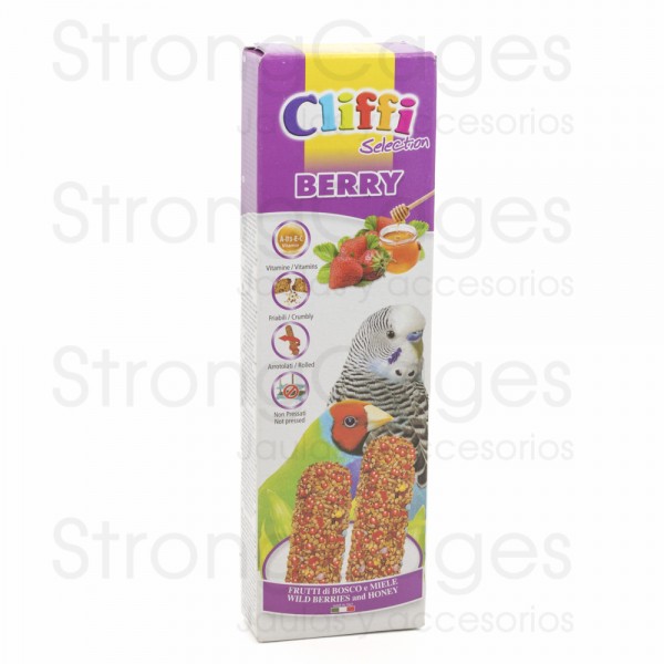 Cliffi barrita periquitos frutas silvestres y miel Cliffi barrita periquitos frutas silvestres y miel