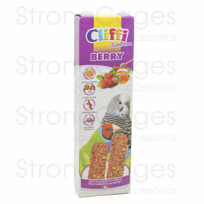 Cliffi barrita periquitos frutas silvestres y miel Cliffi barrita periquitos frutas silvestres y miel