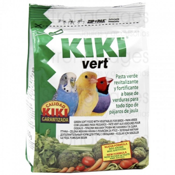 KIKI pasta de cria y mantenimiento con verduras 300 gr KIKI pasta de cria y mantenimiento con verduras 300 gr