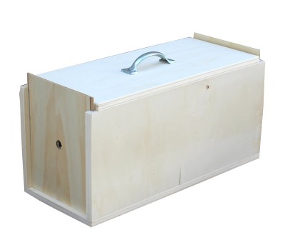Transportín de dos departamentos madera para paloma