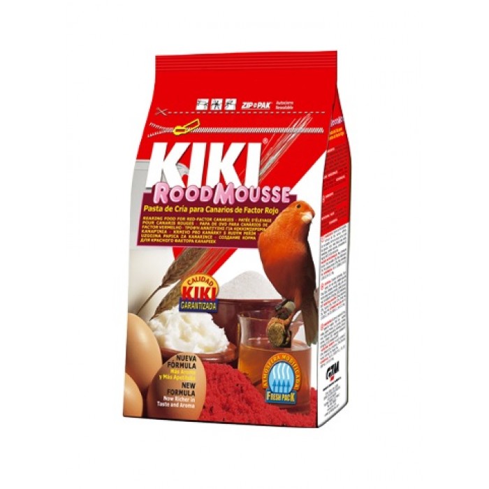 KIKI Pasta de cria y mantenimiento roja con pigmento 1 kg KIKI Pasta de cria y mantenimiento roja con pigmento 1 kg