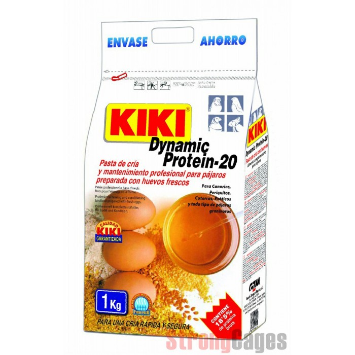 KIKI Pasta de cría y mantenimiento seca al huevo 1 kg KIKI Pasta de cría y mantenimiento seca al huevo 1 kg