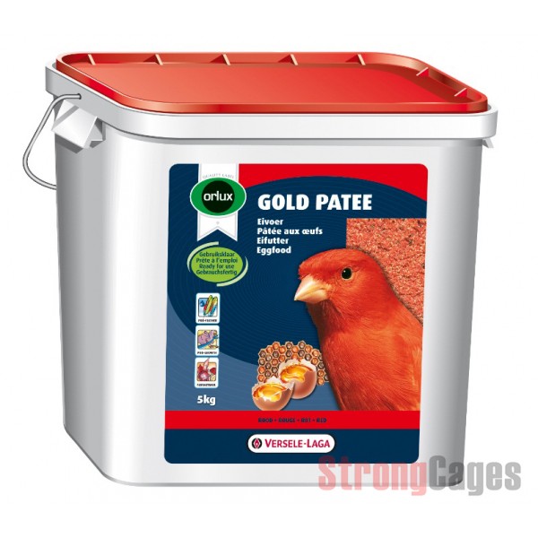 Pasta para Canarios GOLD PATE ROJO 5 kg Pasta para Canarios GOLD PATE ROJO 5 kg