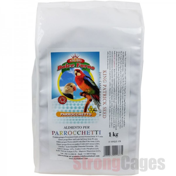Pasta Psitaceos Parrocheto Manitoba 1kg Pasta Psitaceos Parrocheto Manitoba 1kg