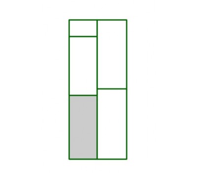 Panel PVC cuadro inferior puerta peatonal