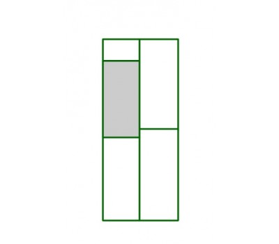 Panel PVC cuadro superior puerta peatonal