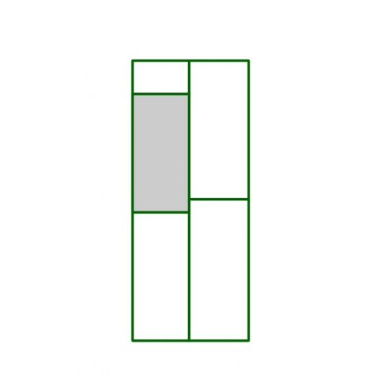 Panel PVC cuadro superior puerta peatonal Panel PVC cuadro superior puerta peatonal