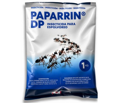 Paparrin Polvo Insecticida – Eficaz Contra Insectos Voladores y Rastreros