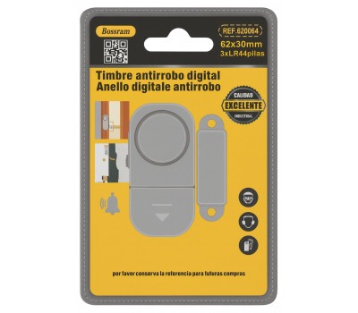 Timbre antirrobo para puerta voladero o aviario Timbre antirrobo para puerta voladero o aviario