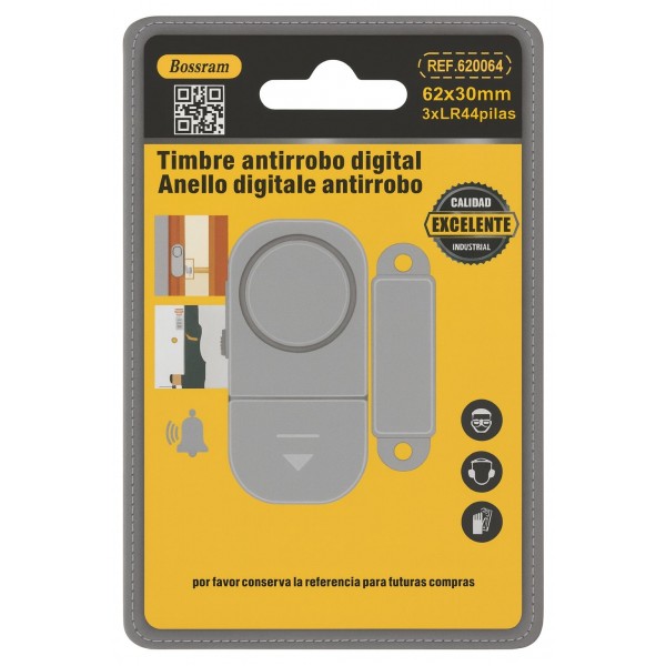 Timbre antirrobo para puerta voladero o aviario Maquinaria para el Criador Timbre antirrobo para puerta voladero o aviario Maquinaria para el Criador